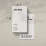 Business Cards 3.35" x 2.17" (Vertical)