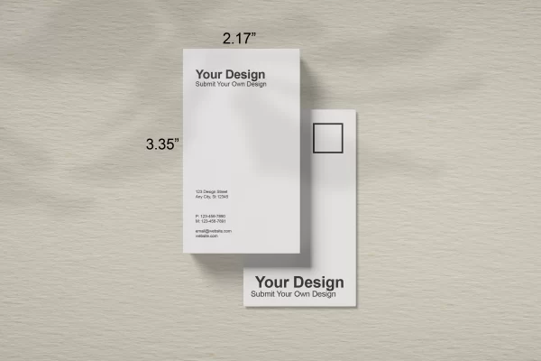 Business Cards 3.35" x 2.17" (Vertical)